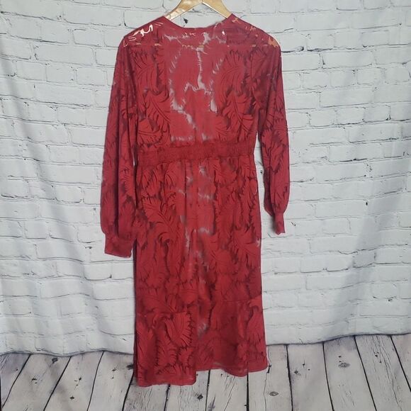 Amber Skies Red Cover Up Jacket - Picture 6 of 7